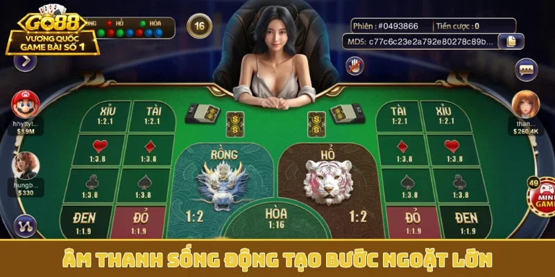 Âm thanh sống động tạo bước ngoặt lớn