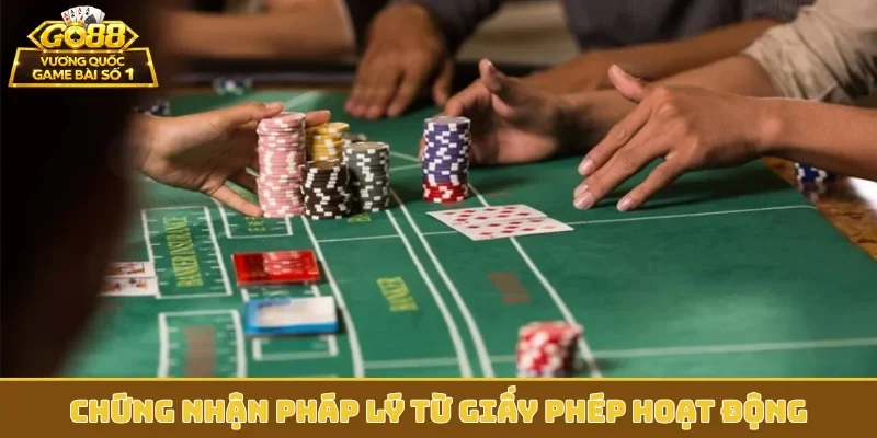 Chứng nhận pháp lý từ giấy phép hoạt động