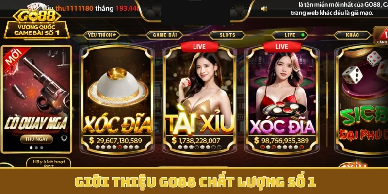 Giới thiệu GO88 chất lượng số 1