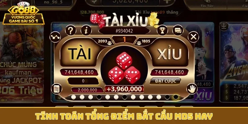 Tính toán tổng điểm bắt cầu MD5 hay