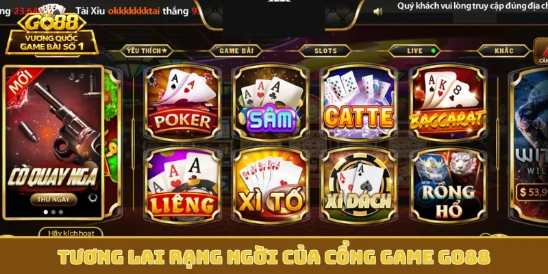 Tương lai rạng ngời của cổng game GO88