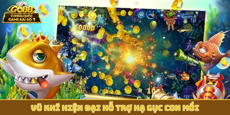 Vũ khí hiện đại hỗ trợ hạ gục con mồi